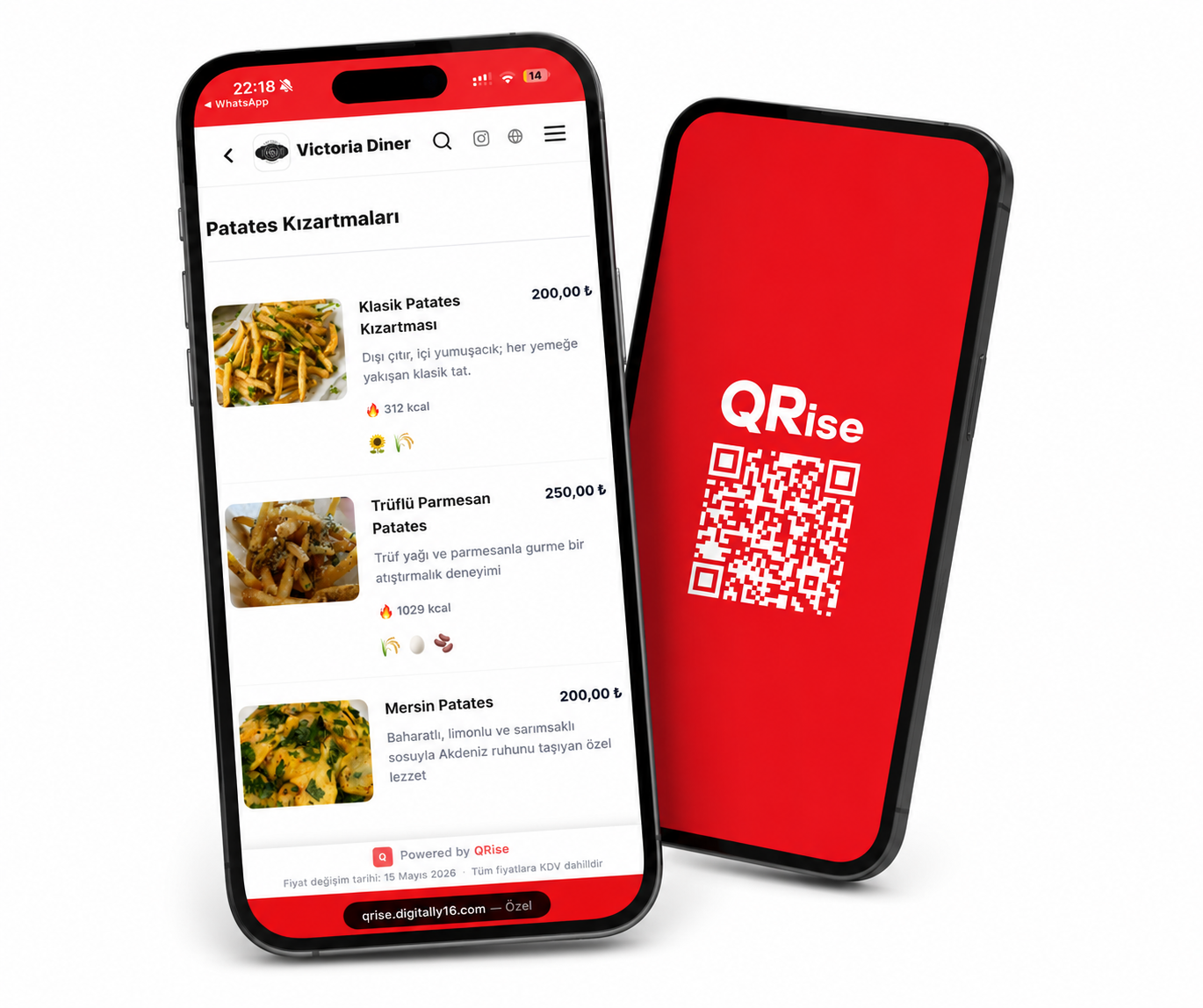 QRise Phone View